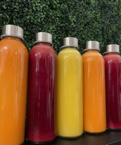 Brieftons Glass Water Bottles With Caps: Clear, 6 Pack, 18 Oz, Leakproof Lids, Premium Soda Lime, Best As Reusable Drinking Bottle, Sauce Jar, Juice Beverage Container, Kefir Kit, With Cleaning Brush 49 71Cqh6Gp2L