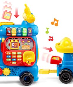 VTech Sit-to-Stand Ultimate Alphabet Train, Blue Standard Packaging 33 71CqkO8LNQL