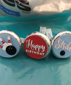 Andaz Press Birthday Chocolate Drop Labels Trio, Fits Kisses Party Favors, Bowling Strike!, 216-Pack Bowling Strike! 17 71CqmMfriVL