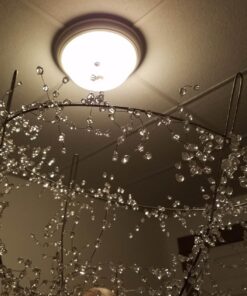 Kurt Adler 6' Plastic Ice Wire Clear Garland (Clear, 1 Pack) 41 71CqwpwS3nL