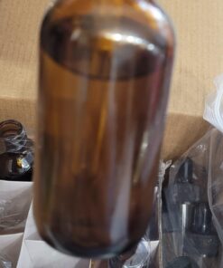 Vivaplex 12, Amber, 2 oz Glass Bottles, With Glass Eye Droppers 22 71Cr9PxqslL