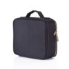 ROWNYEON Makeup Bag Cosmetic Makeup Train Case Artist Makeup Organizer Professional Portable Storage Bag for Women Girl Waterproof EVA Adjustable Dividers Small (Pack of 1) Black - Small
