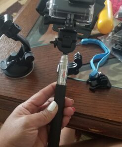 ZOOKKI Action Camera Accessories Kit for GoPro Hero 12 11 10 9 8 7 6 5 4 3 Black Sliver Session Fusion Max- Accessory Package for AKASO APEMAN SJCAM DBPOWER Insta360 Xiaomi Yi DJI Osmo and More GP-9 42 71CrIvyQKWL