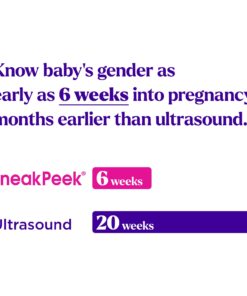 SneakPeek® DNA Test Gender Prediction - Know Baby’s Gender at 6 Weeks with 99.9% Accuracy¹ - Lab Fees Included - Early Boy or Girl Reveal Home Kit (Lancet) 22 71CroxVvMtL