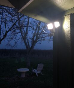 Sunforce 82153 150-LED Triple Head Solar Motion Light, 1000 Lumen Output, 30ft. (9.1m) Detection Distance, 180 Degrees Detection Range, Fully Weather Resistant & can be Mounted Almost Anywhere, White Standard | 1000 Lumen 43 71CsFojeI2L 3