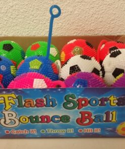 3" Light Up Squeaky LED 'Soccer Ball' Children's Kid's Toy Yoyo Ball (Colors May Vary) Set of 12 8 71CsFtAIeBL