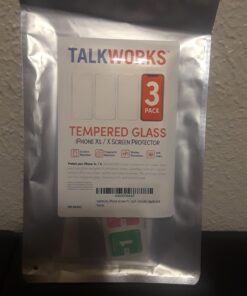 TALK WORKS Tempered Glass Screen Protector for iPhone 11 Pro/XS/X - Case Compatible, Anti-Glare, Shatter & Crack Proof, Ultra Thin (Pack of 3) Without Installation Tray 23 71CsRzumNQL 1