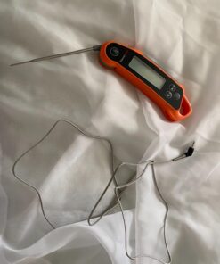 ThermoPro TP710 Instant Read Meat Thermometer Digital for Cooking, 2-in-1 Waterproof Kitchen Food Thermometer with Dual Probes and Dual Temperature Display for Oven, Grilling, Smoker & BBQ Upgrade 63 71CsyACI51L