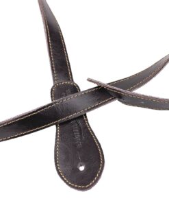 Walker & Williams M-78-BRN Soft Brown Premium Thick Grain Leather Adjustable Mandolin, Mandola, Bouzouki Strap 11 71CtLA8vp6L