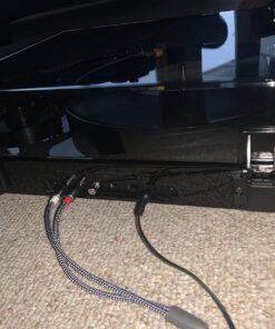 Fluance RT80 Classic High Fidelity Vinyl Turntable Record Player with Audio Technica AT91 Cartridge, Belt Drive, Built-in Preamp, Adjustable Counterweight, Solid Wood Plinth - Piano Black 46 71CtozrOdzL