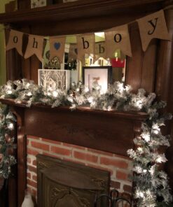 Oh Boy Burlap Banner - Baby Shower Decorations For Boy - Gender Reveal Party 21 71Cu9jpq2wL