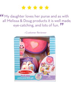 Melissa & Doug Pretty Purse Fill and Spill Soft Play Set Toddler Toy Standard Packaging 13 71CvNjMooL