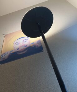 Brightech Sky LED Torchiere Super Bright Floor Lamp - Contemporary, High Lumen Light for Living Rooms & Offices - Dimmable, Indoor Pole Uplight for Bedroom Reading - Black 38 71Cvi9MejYL 3