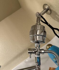 AquaBliss High Output Revitalizing Shower Filter - Reduces Dry Itchy Skin, Dandruff, Eczema, and Dramatically Improves The Condition of Your Skin, Hair and Nails - Chrome (SF100) 44 71CwFYrEn5L