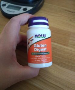 NOW Supplements, Gluten Digest with BioCore®DPP IV, Gastrointestinal Support*, 60 Veg Capsules 13 71Cws7lVwL