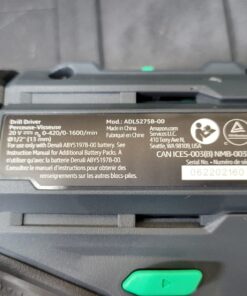 Amazon Brand - Denali by SKIL 20V Drill Driver Kit with 36 Piece Bit Set, Includes 2.0Ah Lithium Battery, 1A Compact Charger and Carry Bag, Blue Drill Driver, Battery, 1A Charger & Bit Set 39 71Cwy3Up51L 1