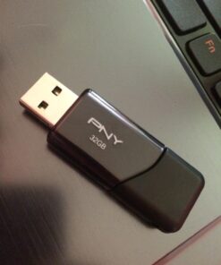 PNY Attache USB 2.0 Flash Drive, 32GB/ BLACK (P-FD32GATT03-GE) 35 71CxJKyvg4L