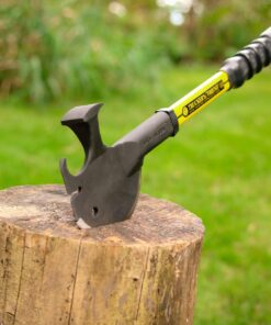 Off Grid Tools Pro Trucker’s Friend – Yellow, Carbon Steel Blade, Shock Absorbing Grip, All-Purpose Multitool, Made in USA, Curved Axe Head, Hammer, Pry Bar, Nail Puller 17 71CxNgVs84L