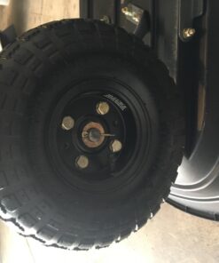 Gorilla Carts Poly Garden Dump Cart with Easy to Assemble Steel Frame, Camping Beach Wagon w/Quick Release System, 600 Pound Capacity, & 10 Inch Tires 42 71CxSfOLkHL 2