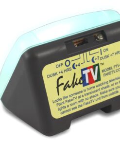 Alternative view of FakeTV – FTV-10 Charcoal Design Burglar Deterrent – Simulated TV Light with Frosted Lens – Energy-Efficient LED Dummy Home Security Technology – Prime Quality House & Valuables Protection Equipment Standard Packaging