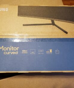 SAMSUNG 32" UR59 Series ViewFinity 4K UHD (3840x2160) Computer Monitor, Curved, HDMI, Display Port, 3-sided border-less, Eye Saver Mode LU32R590CWNXZA, Black 42 71Cxv1e1YOL