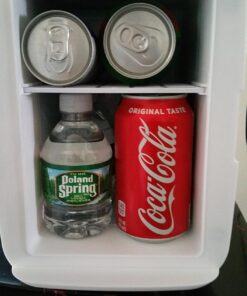 Cooluli Mini Fridge for Bedroom - Car, Office Desk & Dorm Room - Portable 4L/6 Can Electric Plug In Cooler & Warmer for Food, Drinks, Skincare Beauty & Makeup - 12v AC/DC & Exclusive USB Option, White 43 71Cyhgi1jL 2