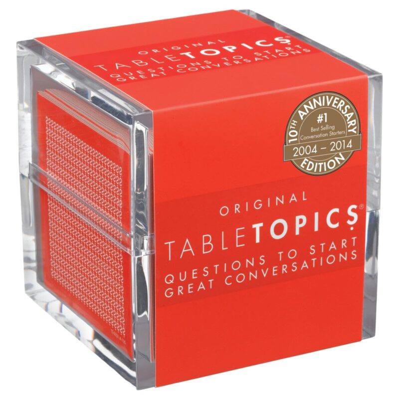 Catalog 7 TableTopics Original - 10th Anniversary Edition: Questions to Start Great Conversations, The Best Way to Spark a New Conversation & Create New Memories with Friends & Family, Or Meeting Someone New