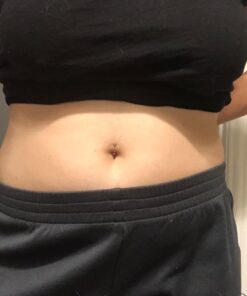 Forbidden Body Jewelry Surgical Steel Petite Belly Button Rings Curved Navel Barbell Set 14G 5/16 inch, 3mm end balls (2pcs-Select Colors) Steel/Rose Gold 35 71CzLNFYraL