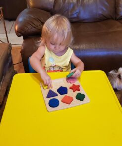 Humble Crew Kids Plastic 4 Set, Yellow Table/Vibrant Chairs 48 71CzfxWaN0L