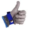cleanpower Cut Resistant Glove Safety Stainless Steel Mesh Metal Wire Glove Kitchen Cutting Protection Size M Level 5 7 71CzxpBTZdL