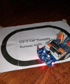 MiOYOOW Practice Soldering Learning Electronics Kit Smart Car Soldering Project Kits Line Following Robot Beginners DIY Electronics Education School Competition W/English Manual 1 Pack-soldering Tracking Car(dc Motor) 50 71D lHqGwfL