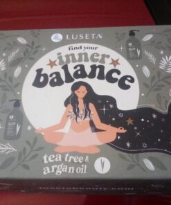 Luseta Tea Tree Shampoo and Conditioner Set with Argan Oil for Oily Hair Clarifying, Fighting Dandruff Sulfate Paraben Free for Men and Women 2x16.9oz 16.9 Fl Oz (Pack of 2) 54 71D04Hv dRL
