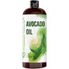 Premium Nature Avocado Oil for Skin - Avocado Oil for Hair Growth - Pure Organic Avocado Oil - Avacado Oil - Natural and Gentle Avocado Oil for Face Body Oil Hydrating Carrier Oil 4oz 4 Fl Oz (Pack of 1)