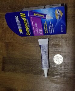 Compound W Maximum Strength Fast Acting Gel Wart Remover, 0.25 oz, 2 Pack unflavored 0.5 Ounce (Pack of 1) 36 71D0cf9j23L