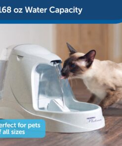 Alternative view of PetSafe Drinkwell Platinum Dog and Cat Water Fountain, Automatic Drinking Fountain for Pets, 168 Ounce,Grey