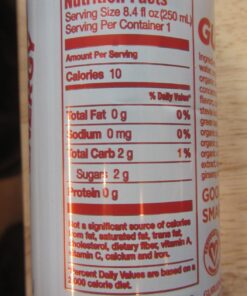 GURU Lite Natural Energy Drink - Low Calorie, Vegan, Organic Energy Drinks - Experience Energy Without the Jitters, Rush or Crash - 24 x 8oz/250ml Cans 8.4 Fl Oz (Pack of 24) 35 71D3gM8okL