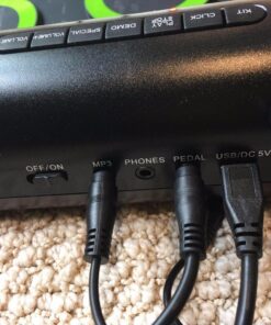 PAXCESS Electronic Drum Set, Roll Up Drum Practice Pad Midi Drum Kit with Headphone Jack Built-in Speaker Drum Pedals Drum Sticks 10 Hours Playtime,Great Holiday Birthday Gift for Kids green 48 71D3wm9Kp6L