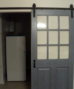SMARTSTANDARD 6.6 Feet Heavy Duty Sturdy Sliding Barn Door Hardware Kit -Smoothly and Quietly -Easy to Install -Includes Step-by-Step Installation Instruction Fit 40" Wide Door Panel (J Shape Hanger) 30 71D4lll59pL