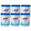 PURELL Hand Sanitizing Wipes, Fresh Citrus Scent, 270 Count Alcohol-free formula Sanitizing Wipes in Eco-Fit Canister (Case of 6) - 9113-06 Pack of 6 38 71D5BzTXiL