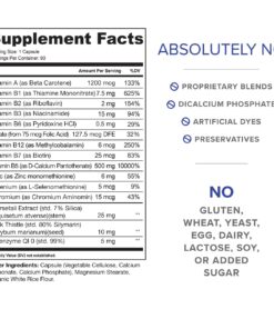 ClearZine Acne Pills for Teens & Adults (2 Bottles) | Clear Skin Supplement, Vitamins for Hormonal & Cystic Acne, 90 Caps Each 23 71D6F9 OJdL