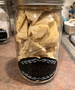 Organic Cocoa Butter 1 LB by Oslove Organics - FOOD GRADE, Raw, Non-Deodorized, Unrefined - For whipped body butter, lotion bars, scar & stretch marks | Delicous Home-made Chocolate | Allergen Free 1 Pound (Pack of 1) 19 71D6FFu3jQL