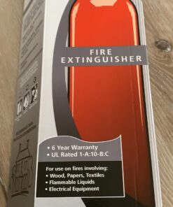 Kidde Fire Extinguisher for Home, 1-A:10-B:C, Dry Chemical Extinguisher, Red, Mounting Bracket Included 1 Pack Basic 40 71D7AQZR6iL