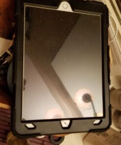 SEYMAC stock iPad 9th/ 8th/ 7th Generation Case 10.2’’, Shockproof with Screen Protector Pencil Holder 360° Rotating Hand Strap &Stand, for 10.2 inch 2021/2020/2019 (Black) Black+Back 58 71D7HpO2oqL