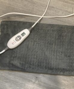 Pure Enrichment® PureRelief™ XL Heating Pad - 12" x 24" Electric Heating Pad for Back Pain & Cramps, 6 Heat Settings, FSA/HSA Eligible, Soft Machine Wash Fabric, Auto-Off & Moist Heat (Charcoal Gray) 37 71D7JphChcL