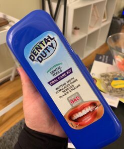 Dental Hygiene Kit - Calculus & Plaque Remover Dental Tool Set - Stainless Steel Tarter Scraper, Tooth Pick, and Mouth Mirror - Dentist Instrument Set for Teeth Cleaning (Blue) Blue 49 71D7iKARXXL