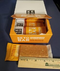 Perfect Keto Bars - The Cleanest Keto Snacks with Collagen and MCT. No Added Sugar, Keto Diet Friendly - 3g Net Carbs, 18g Fat,11g protein - Keto Diet Food Dessert (Salted Caramel, 12 Bars) Salted Caramel 12 Count (Pack of 1) 33 71D7jQp5mHL