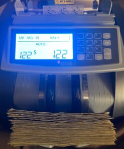 Cassida 5520 UV/MG - USA Money Counter with ValuCount, UV/MG/IR Counterfeit Detection, Add and Batch Modes - Large LCD Display & Fast Counting Speed 1,300 Notes/Minute UV/MG Counterfeit Detection 25 71D7kBHwmjL