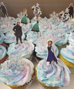 Set of 24 Pieces Frozen Cake Cupcake Decorative Cupcake Topper for Kids Birthday Party Themed Party 18 71D7sWC88fL