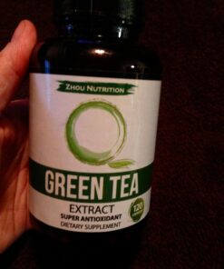 Zhou Green Tea Extract Capsules with EGCG, Natural Energy, Mental Focus, Immune Health, Antioxidant and Heart Support, Non-GMO, Vegan, Gluten Free, 120 Capsules 35 71D8ELGiV2L