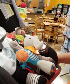 Skip Hop Bandana Buddies Baby Activity and Teething Toy with Multi-Sensory Rattle and Textures, Elephant 40 71D8Wo7mOBL